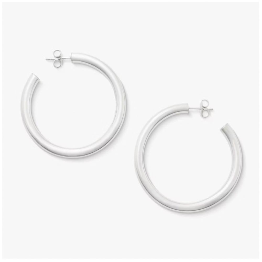James Avery Fiesta Hoops Sterling Silver Earrings Large